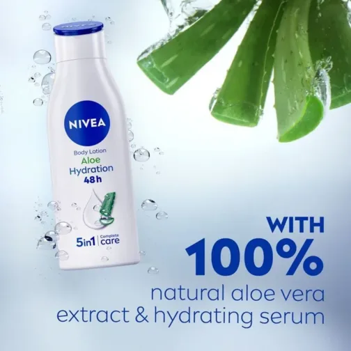 NIVEA Aloe Hydration Body Lotion | 48 H Moisturization - Image 3