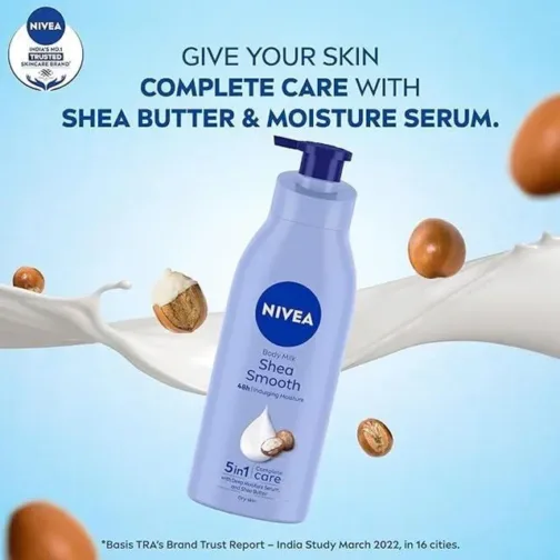 NIVEA Shea Smooth Body Lotion | 48 H Moisturization - Image 4