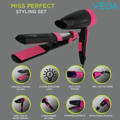 VEGA Miss Perfect Styling Set - VHSS-01 - Image 3