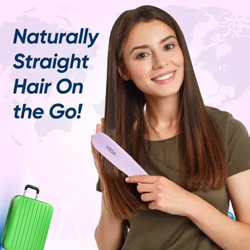 Vega Go Mini Hair Straightener Brush - VHSB-05 - Image 10