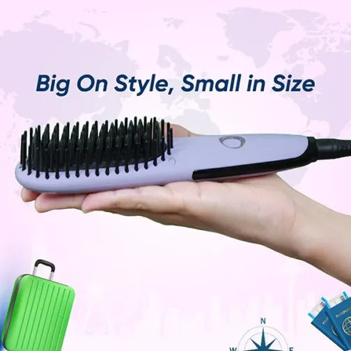 Vega Go Mini Hair Straightener Brush - VHSB-05 - Image 12