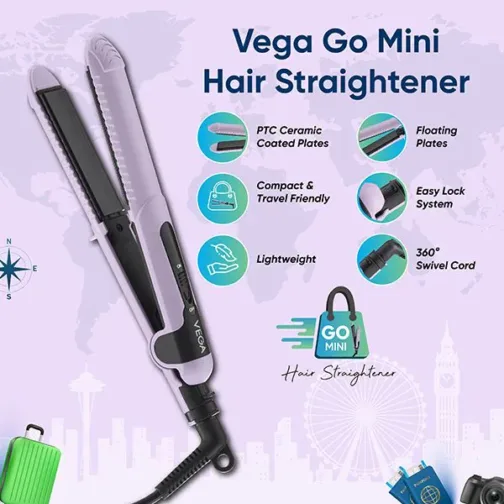 Vega Go Mini Straightener - VHSH-40 - Image 2