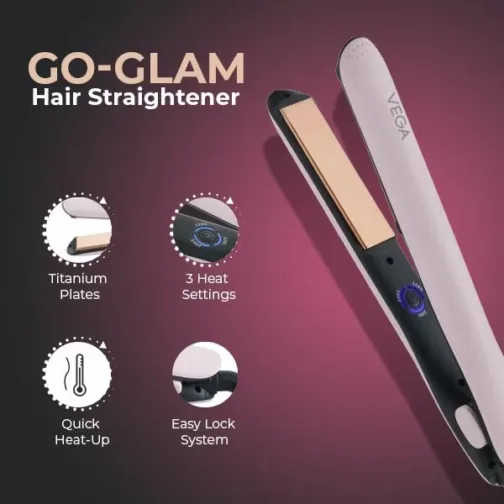 VEGA Go-Glam Hair Straightener-VHSH-32 - Image 2