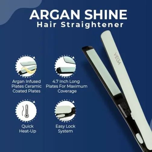 VEGA Argan-Shine Hair Straightener-VHSH-33 - Image 2