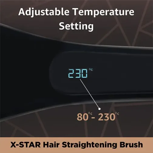 VEGA X-Star Hair Straightening Brush - VHSB-03 - Image 2