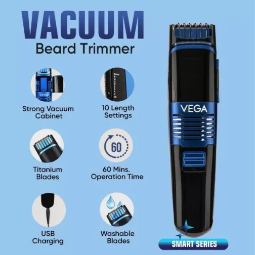 VEGA Smart Series Vacuum Beard Trimmer-VHTH-28 - Image 2