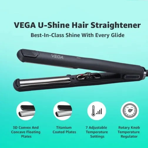 VEGA U-Shine Hair Straightener-VHSH-37 - Image 2