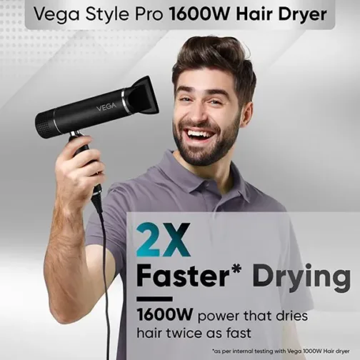 Vega Style Pro 1600W Hair Dryer - VHDH-34 - Image 3