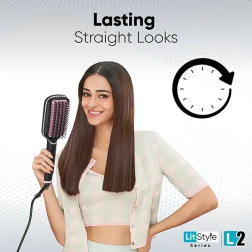 Vega LitStyle L2 Hair Straightener Brush - VHSB-07 - Image 2